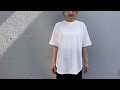131320　スラブ地ビッグTシャツ
