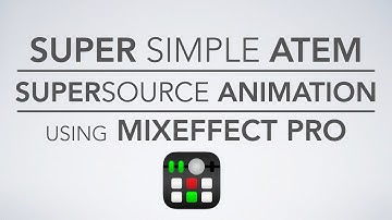 Super Simple ATEM SuperSource Animation (with MixEffect Pro)