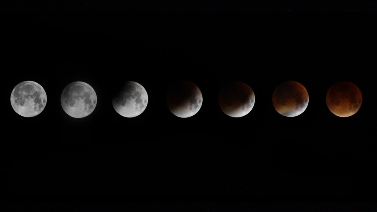lunarly Amazing Blood Moon, Supermoon Lunar Eclipse Timelapse (27/09/2015)