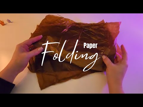 ⏰ 3 Hours (Almost) Paper Symphony: Folding, Unfolding, Rain, and Clock Ticks for Ultimate Relaxation