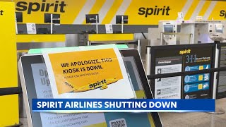 Spirit Airlines shuts down operations after 34 years of flying