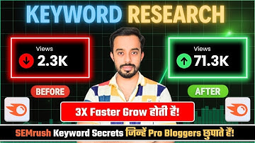 How to Do Keyword Research for SEO in Semrush to Get More Traffic
