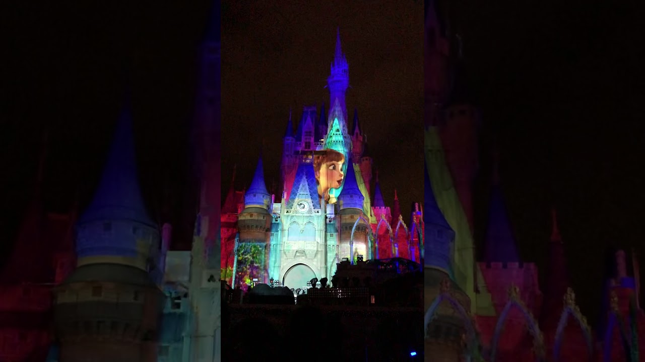 123019 Disney Light Show Frozen YouTube