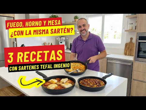 🍳 3 Recipes with TEFAL Ingenio pans | Stovetop, Oven and Tabletop with the same pan?