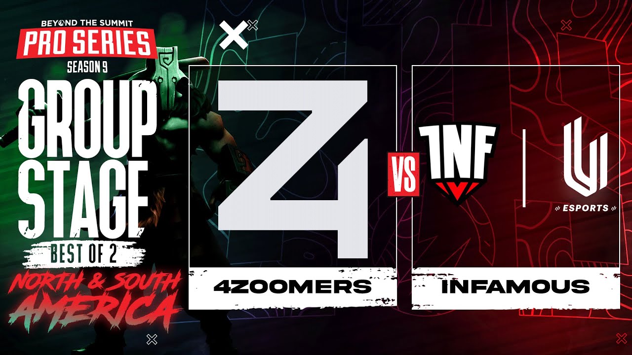 4 Zoomers vs INF.UESPORTS Game 1 - BTS Pro Series 9 AM: Group Stage w/ Kmart & ET