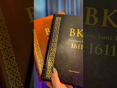 Vídeo: Bíblia King James 1611 | Letra Hipergigante | Capa Luxo Marrom