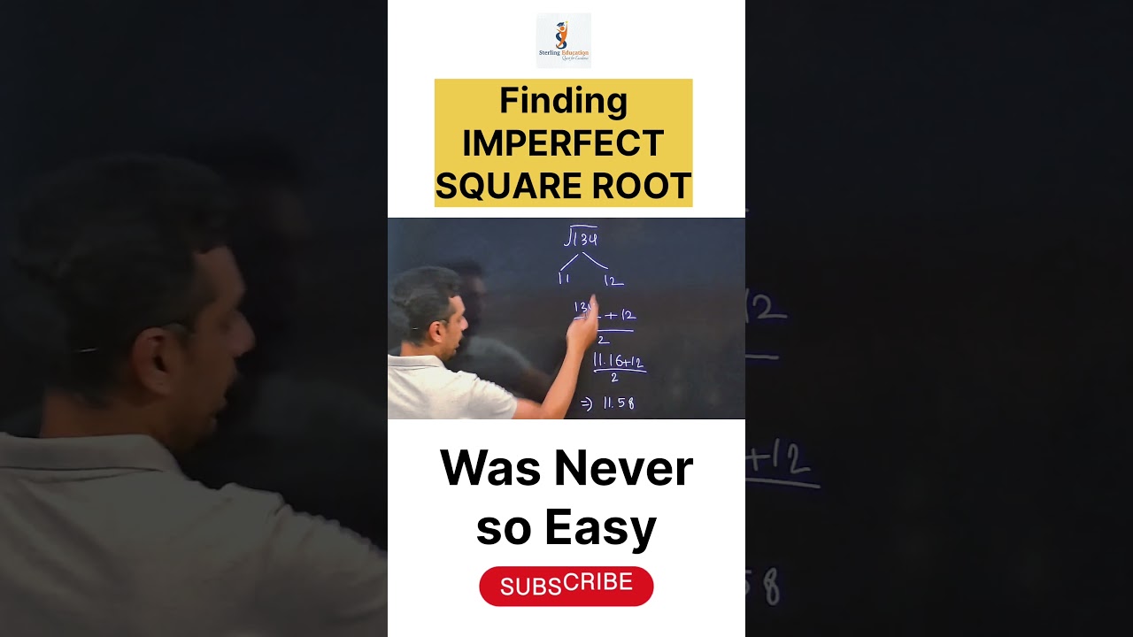 How to Find Square Root? | Imperfect Square Root Trick of any number | Maths Trick| By Saahil Juneja