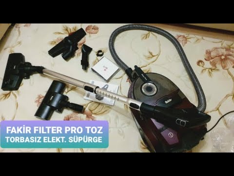 FAKİR FILTER PRO TOZ TORBASIZ ELEKTRİKLİ SÜPÜRGE / FAKİR SÜPÜRGE / EMİNE YABACIOĞLU