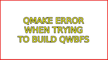 Ubuntu: qmake error when trying to build qwbfs (2 Solutions!!)