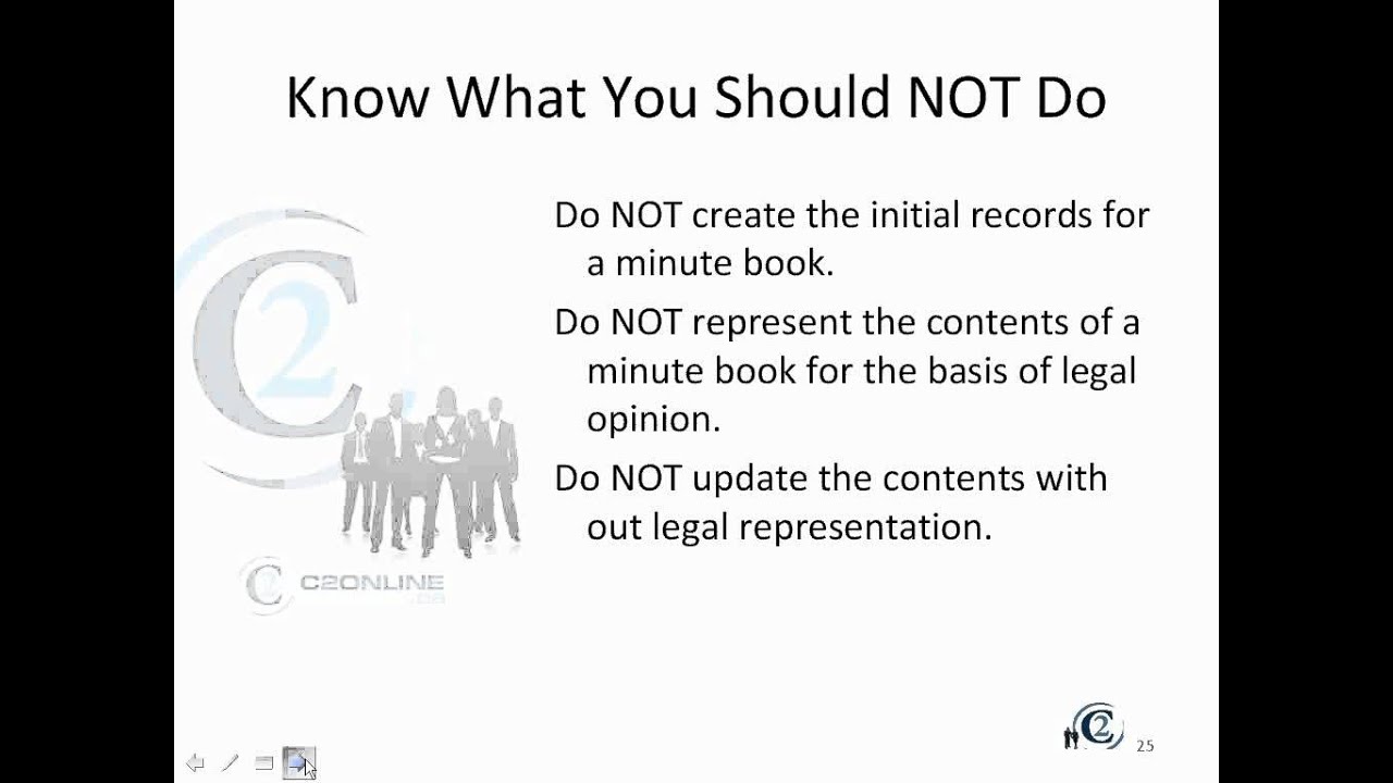 Corporate Minute Book YouTube