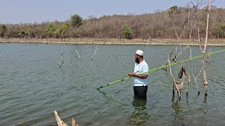 "SECONDS BEFORE DISASTER...THEN ROHU STRIKES!" I ALMOST MISSED THIS ROHU BITE "(SINGLE HOOK FLOAT)
