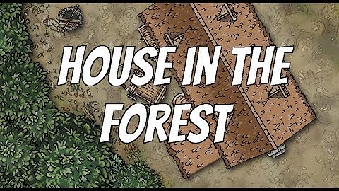 Creating Battle Map - House in the Forest [Inkarnate] (Timelapse) - Simius Ludens