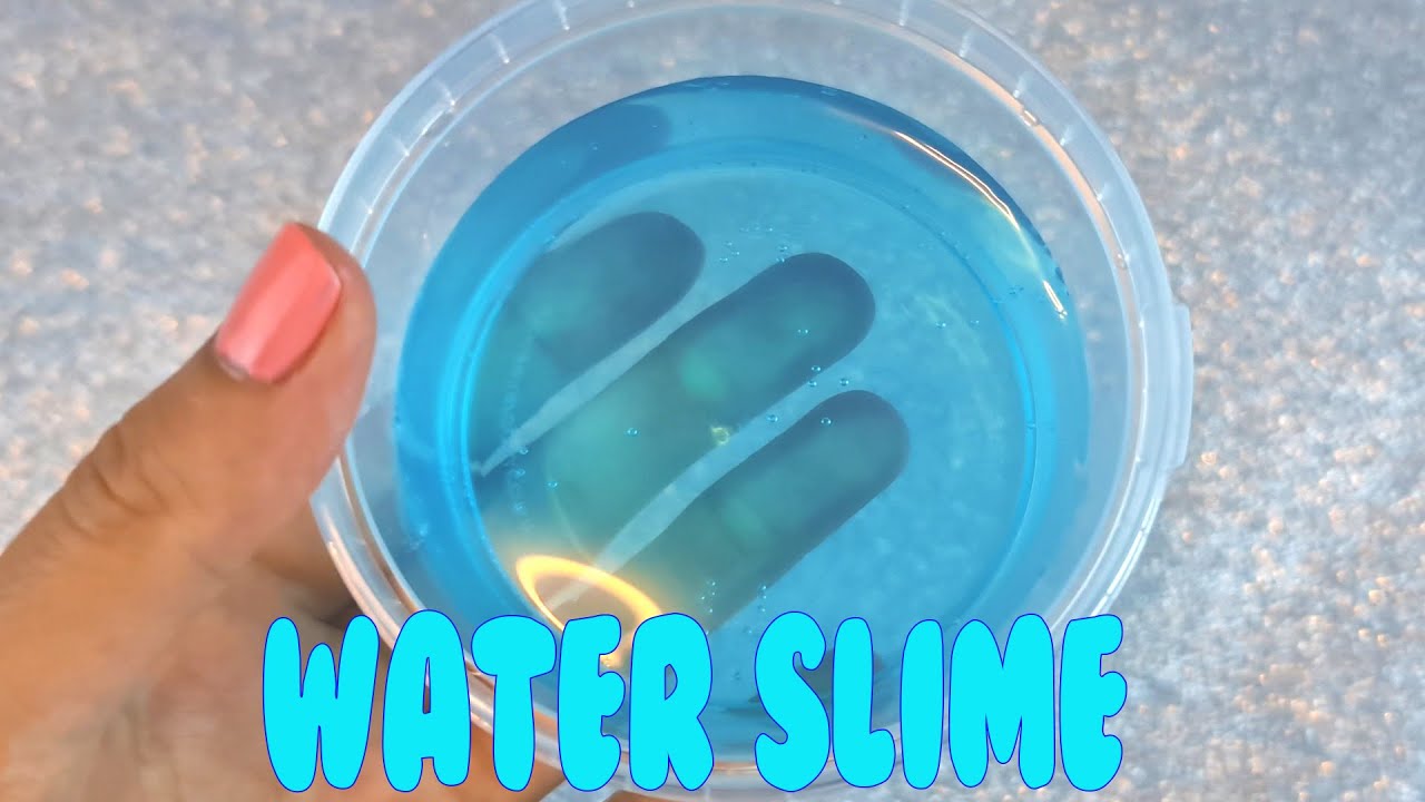 JIGGLY WATER SLIME ! DIY VIRAL INSTAGRAM WATER SLIME ! How To Make Jiggly  Slime 