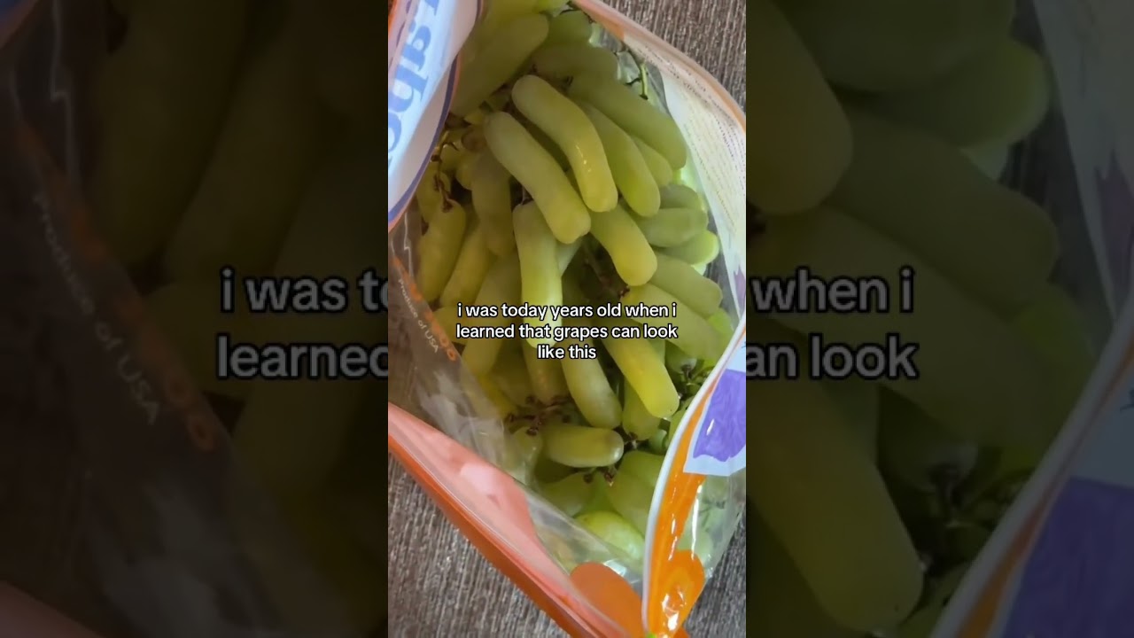 Guarda i was today years old when i learned that grapes can look like this su YouTube Guarda i was today years old when i learned that grapes can look like this su YouTube