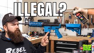 It's ILLEGAL To Do This To Your Airsoft Gun (Two Tone Customising Guide)