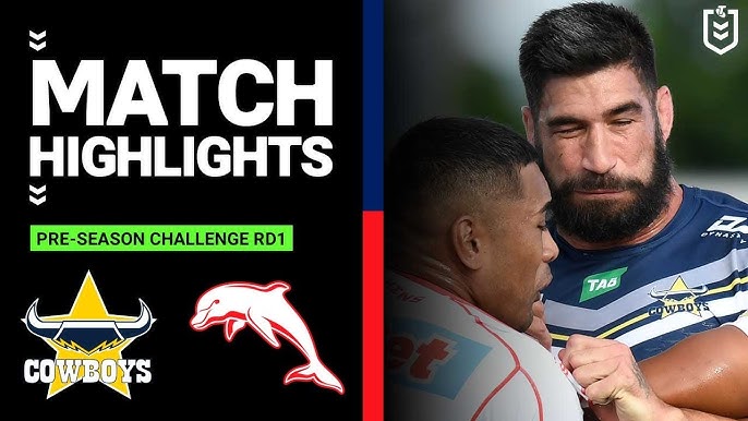 North Queensland Cowboys v Brisbane Broncos, Match Highlights, Pre-Season,  2022