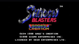Полное прохождение (((SEGA))) Shadow Blasters / Теневые Бластеры