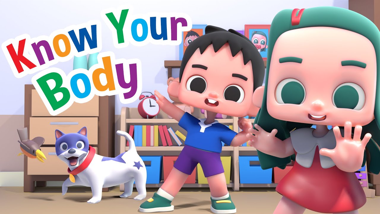 KNOW YOUR BODY | Body Parts Songs Nursery Rhymes Compilation | Kubo House