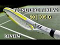 Tecnifibre TFX1 V2 98 | 305 Tennis Racquet / Racket Review
