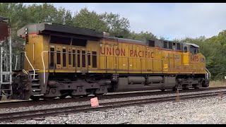 Union Pacific Ethanol Train with C44ACM #6495 DPU - Stoneham TX