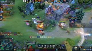 Liquid.Miracle- gets a double kill!  Miracle- playing Lifestealer Team Secret vs Team Liquid at The