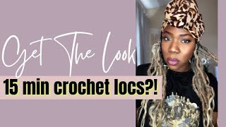 15 Minute Crochet Locs Protective Style Tutorial - Theresa D