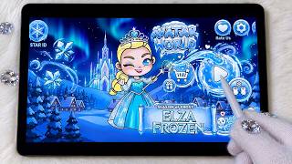 ❄️ HOW TO MAKE ELSA IN AVATAR WORLD! 👑✨ FROZEN CHARACTER CREATION 💙🌨️ screenshot 2