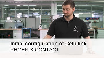 Initial configuration of Cellulink in the web interface