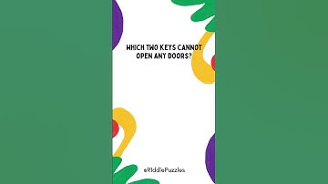 What kind of keys can’t open doors?