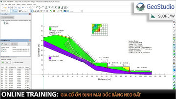 [Slope/W] - Gia cố Ổn định Sườn dốc bằng Neo đất | @NGUYENQUOCTOI