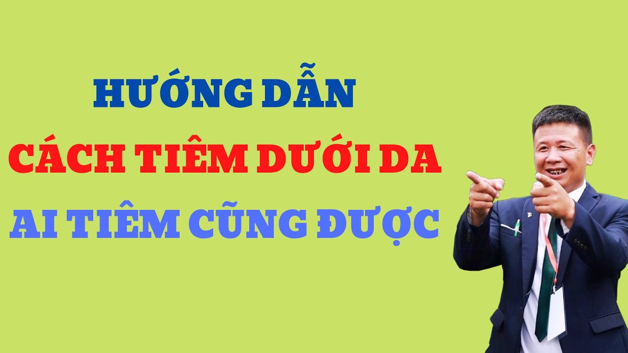 Cách Tiêm Dưới Da Cho Cún Mà Ai Cũng Tiêm Được / Bằng... - youtube