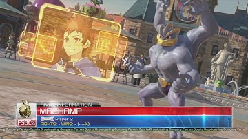 Pokken Tournament 1 Shadow Mewtwo vs Machamp