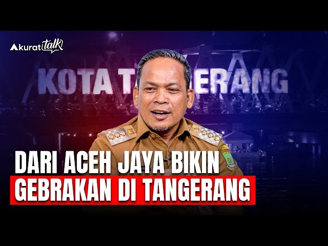 Nurdin Bongkar Ide-ide Besar Membangun Tangerang,  dari Sport Tourism sampai Community Center