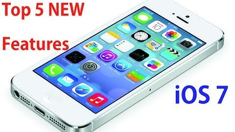 Top 5 iOS 7 Features