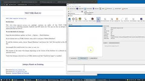 6.5 Lab L60, Adding known (NSRL) and notable hash sets in Autopsy