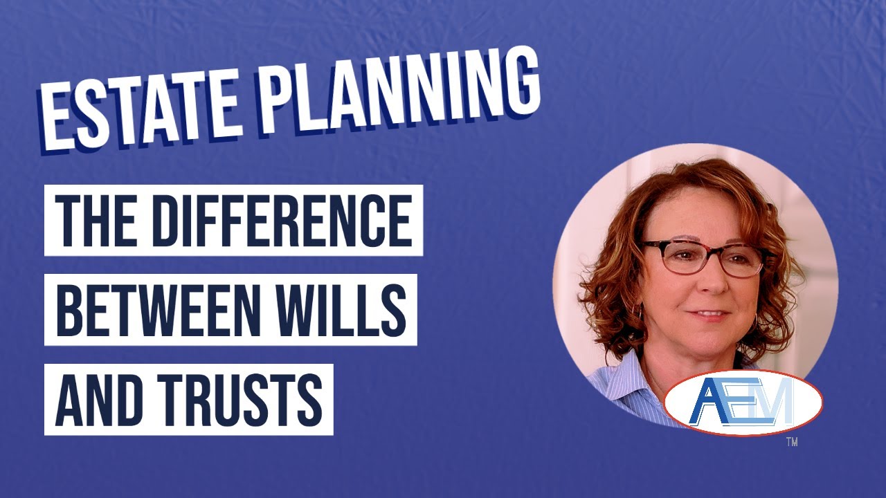 The Difference Between Wills And Trusts - YouTube
