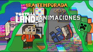 Auron Y Los Tortillos | 1ra Temporada | Tortilla Land (Recopilación De Animaciones De Minecraft)
