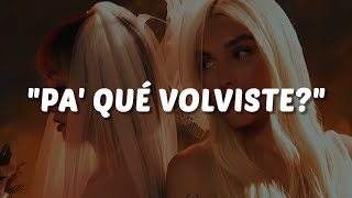 ELENA ROSE, Maria Becerra - Pa' Qué Volviste? || LETRA