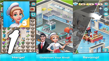 Merge Restaurant Gameplay Walkthrough #1 (Android, IOS)