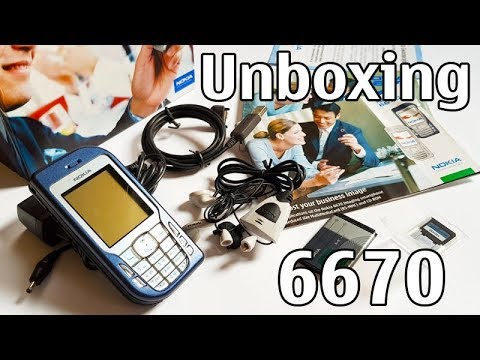 Nokia 6670 Unboxing 4K with all original accessories RH-67 review