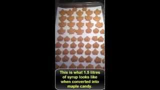 How to make maple candy from maple syrup