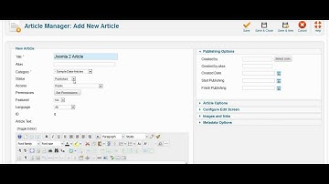 Joomla 2.5 Tutorial - How To Insert and Format Images