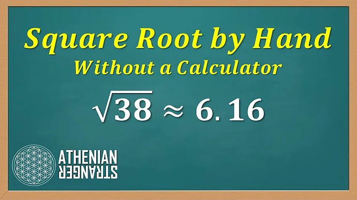 Find Square Root by Hand without Calculator