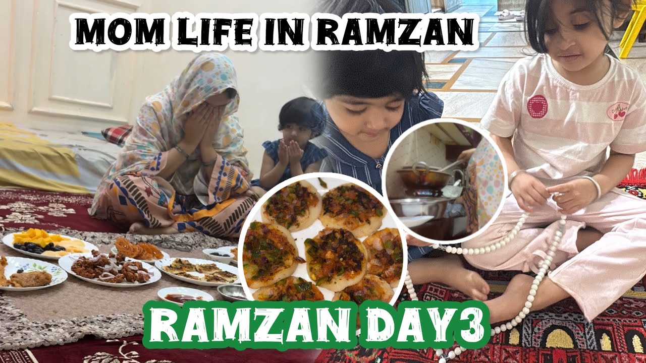 Рамадан, день 3 || Жизнь мамы в Рамадан || Режим дня от сухура до ифтара || Рецепт пиццы быстрого...