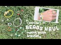 another beads haul 🗂// making beads bracelet (part 1) // Indonesia
