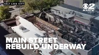 $4.5 million rebuild underway for Main Street businesses destroyed by fire