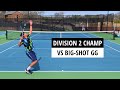 USTA 4.5 Player Challenges the D2 Team Champion (USTA 5.0)