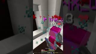 Crazy 2v1 #minecraft #hypixel #bedwars