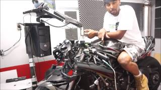 Rickey G builds the most powerful stock exhaust Kawasaki  Ninja H2 with RG62 Performance Plus kit