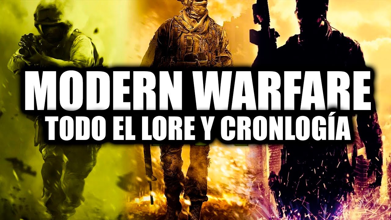 TODO el CANON de la SAGA MODERN WARFARE EXPLICADO [1996 - 2017] (Lore MW) | CRONOLOGÍA COD